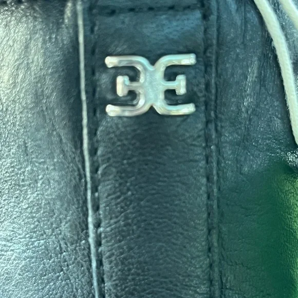 Sam Edelman / Women's Lue  Lugged Sole Black Leather Combat Boots Size 8 - Picture 4 of 10